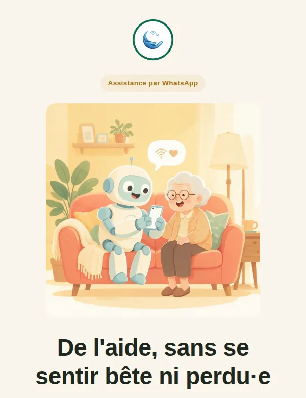 Page de présentation de SupportSenior